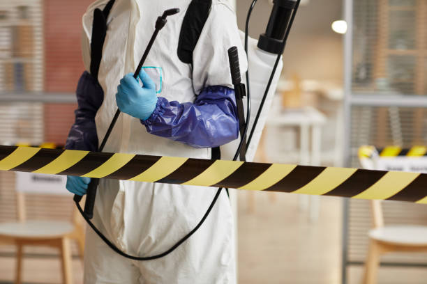 Professional Hoarding Cleanup technician working in Windsor, NJ